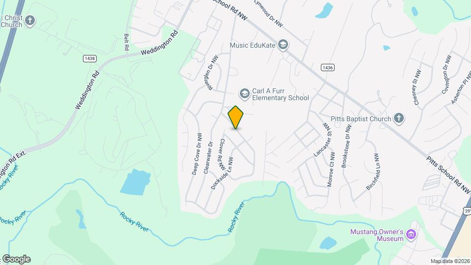 2908 Clover Rd NW Mapa y Detalles de la Ubicación
