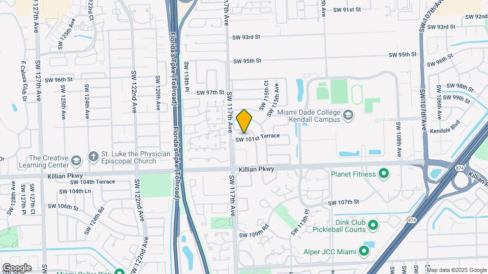 11545 SW 101st Terrace Map and Location Details