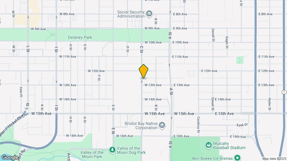 237 W 13th Ave Map and Location Details