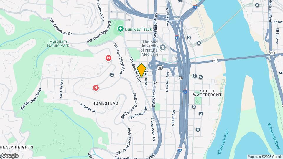 3328 SW Barbur Blvd Map and Location Details