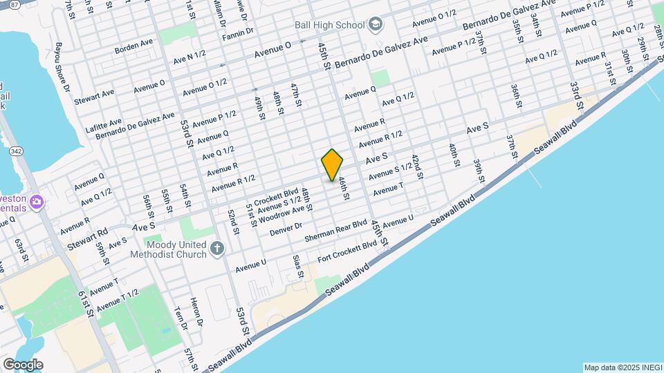4618 Avenue S 1/2 Map and Location Details