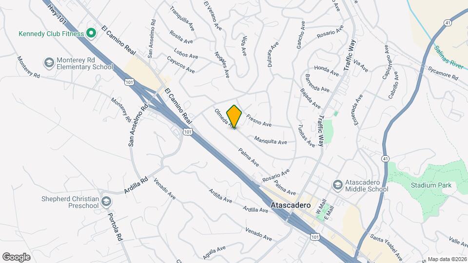 5180 Olmeda Ave Map and Location Details