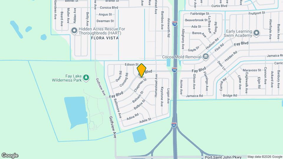 6080 Chapman St Map and Location Details