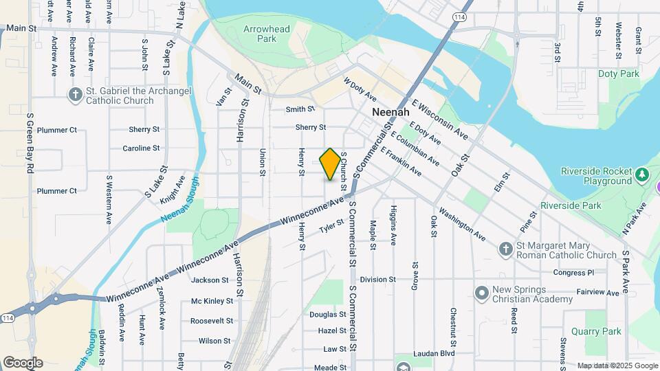 614 Isabella St, Unit 614 1/2 Map and Location Details