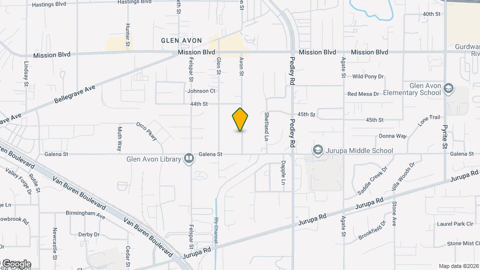 4527 Avon St Map and Location Details