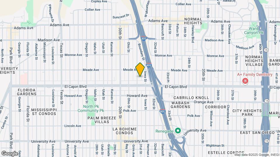 4333-4339 Illinois St Map and Location Details