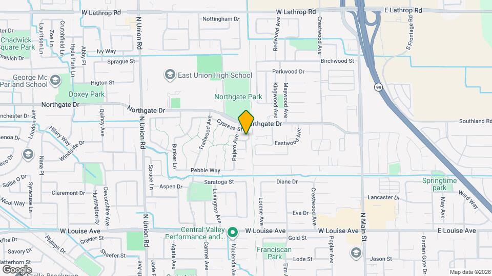 1414 Pajaro Ave Map and Location Details