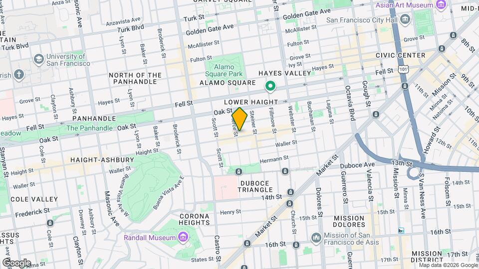688 Haight St Mapa y Detalles de la Ubicación