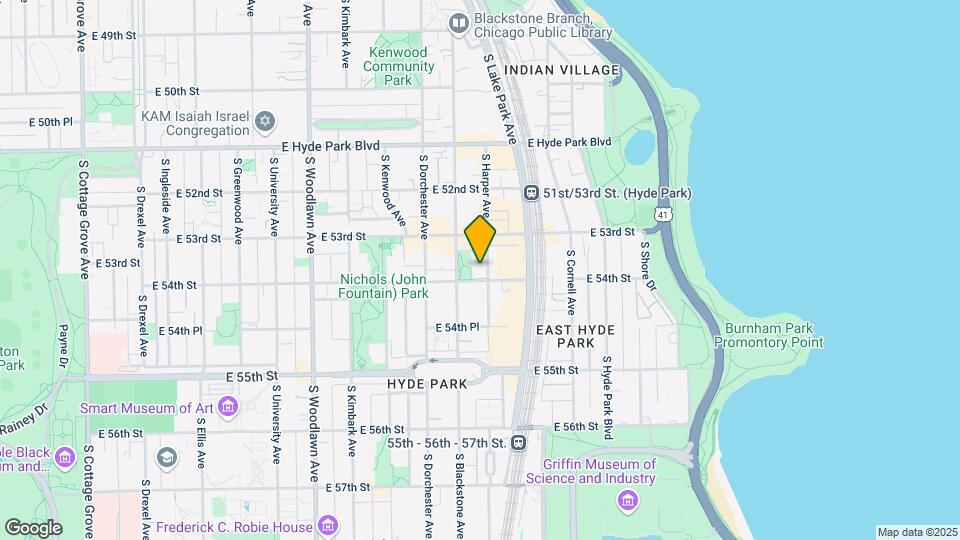 5338-5340 S Harper Ave Map and Location Details