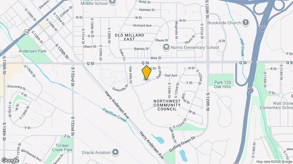 12841-12727 Woodcrest Dr Map and Location Details