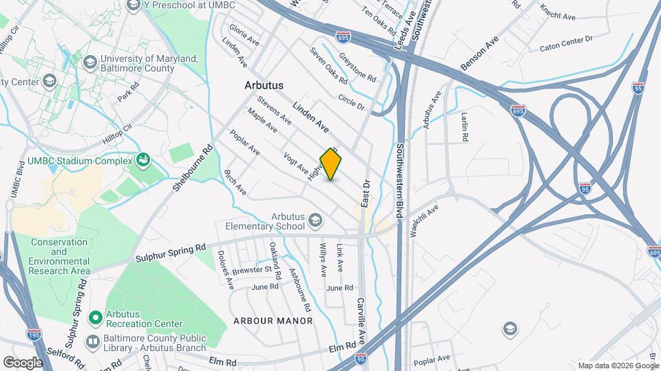 1321 Maple Ave Map and Location Details