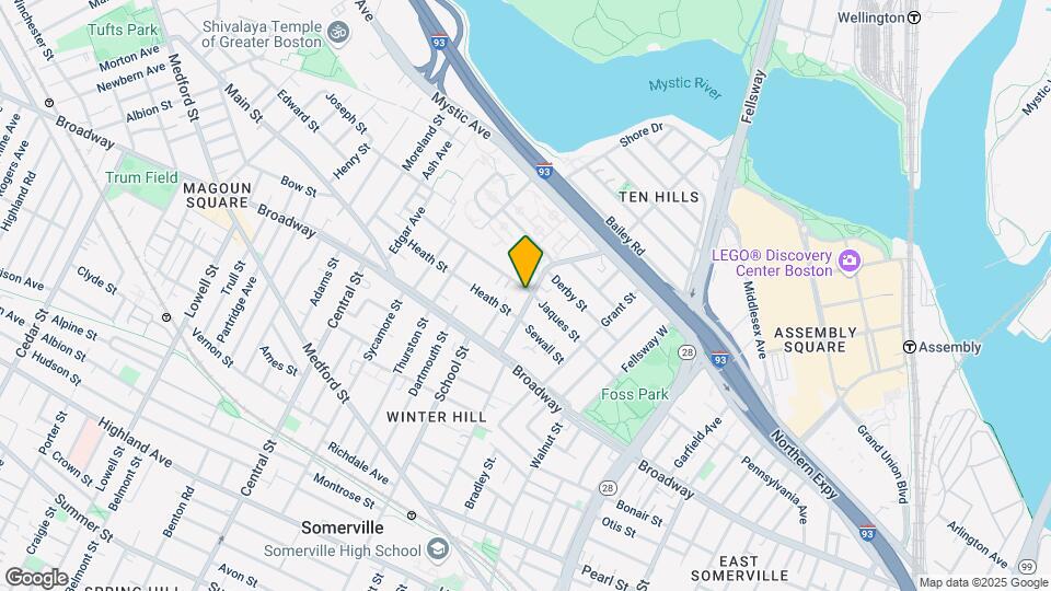 50 Temple St, Unit 50 Map and Location Details