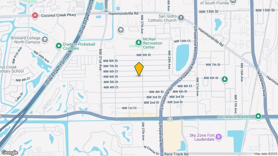 2710 NW 6th St Map and Location Details