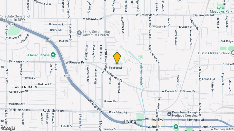 927 Bluebird Dr Map and Location Details