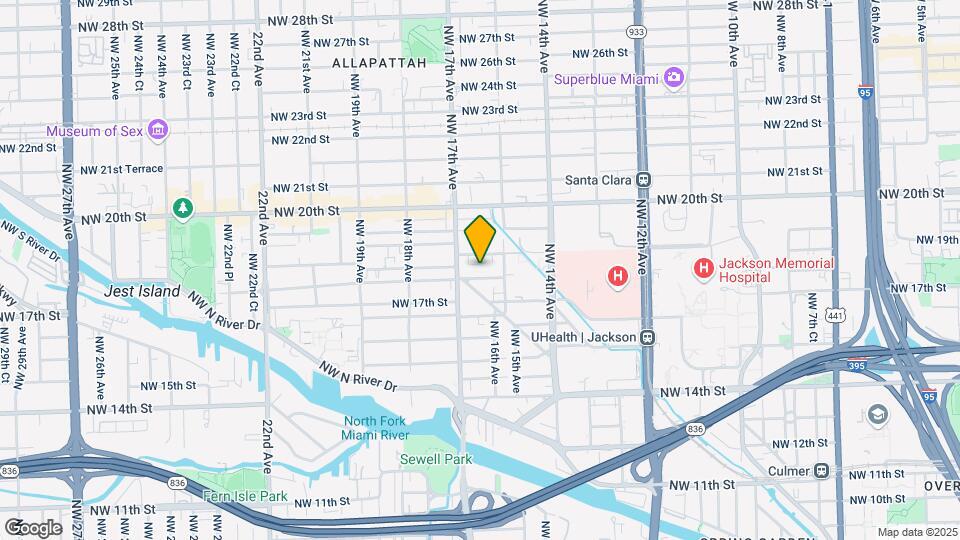 1627 NW 18th St Map and Location Details
