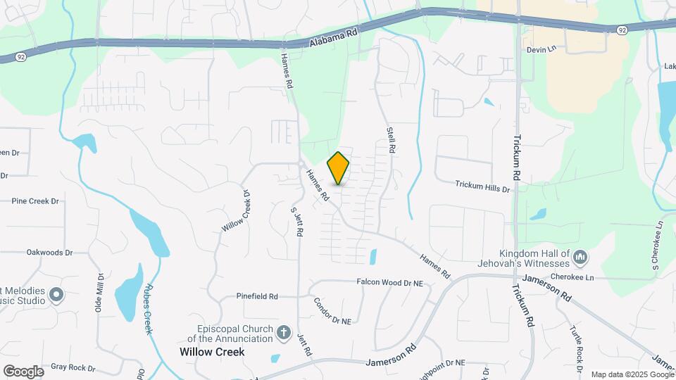 317 W Oaks Trail Map and Location Details