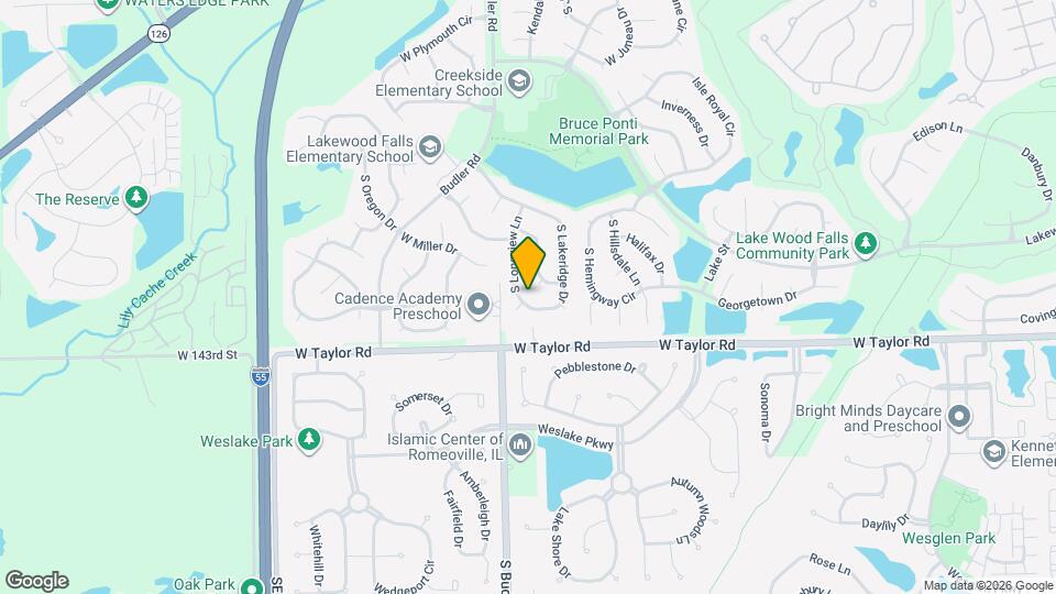 14211 S Longview Ln Mapa y Detalles de la Ubicación