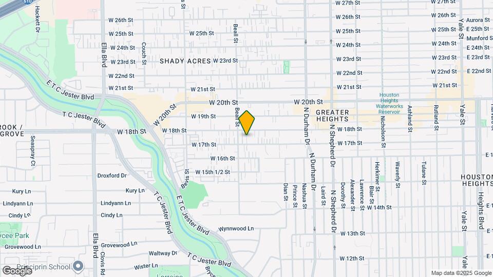 1033 W 17th St Map and Location Details