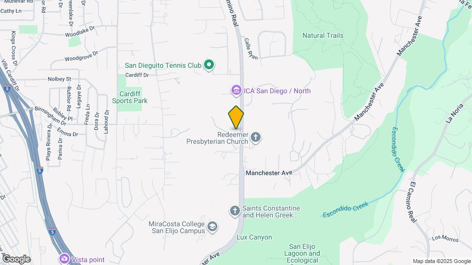 1760 S El Camino Real Map and Location Details