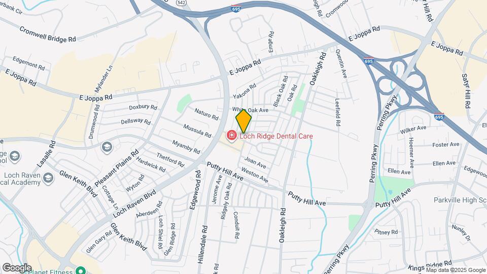 8504 Willow Oak Rd Map and Location Details