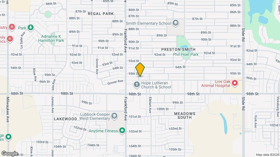 5720 96th St Map and Location Details