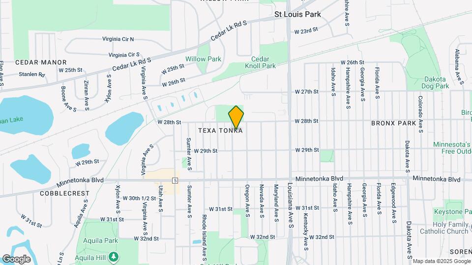 2813 Pennsylvania Ave S Map and Location Details