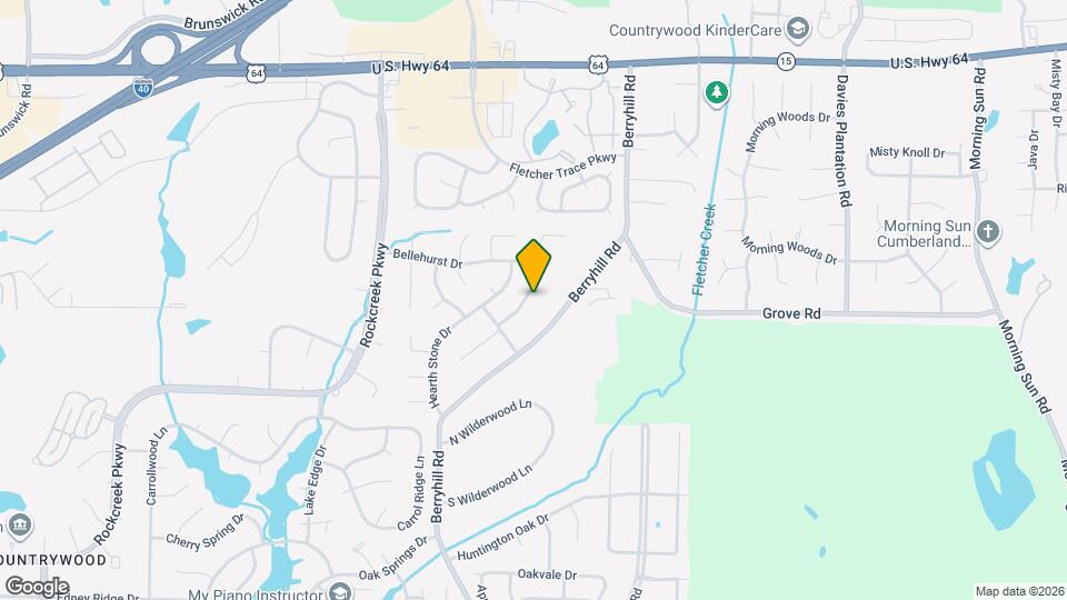 2638 Country Glade Dr Map and Location Details