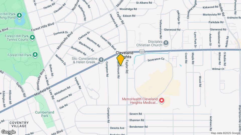 1515 Rydalmount Rd Map and Location Details