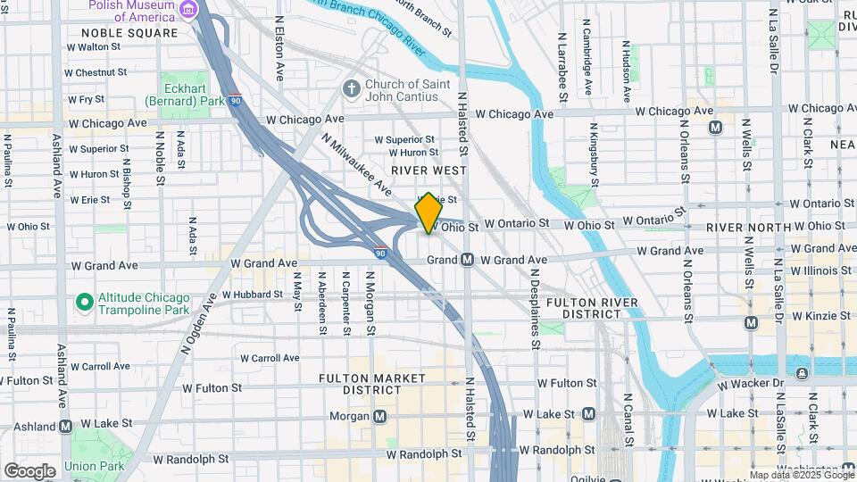 849 W Ohio St Map and Location Details