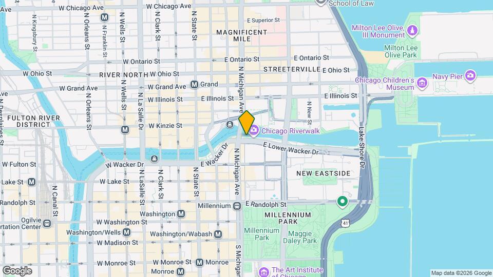 132 W Wacker Dr, Unit Apt 301 Map and Location Details