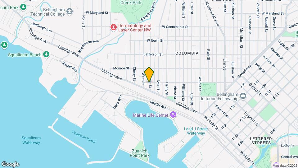 2201 Washington St Map and Location Details