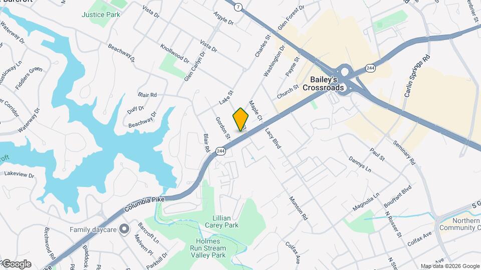 6004 Columbia Pike Map and Location Details