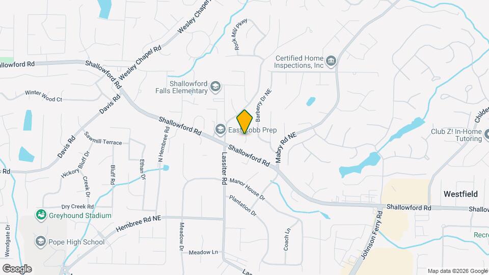 3361 Shallowford Green Dr Map and Location Details
