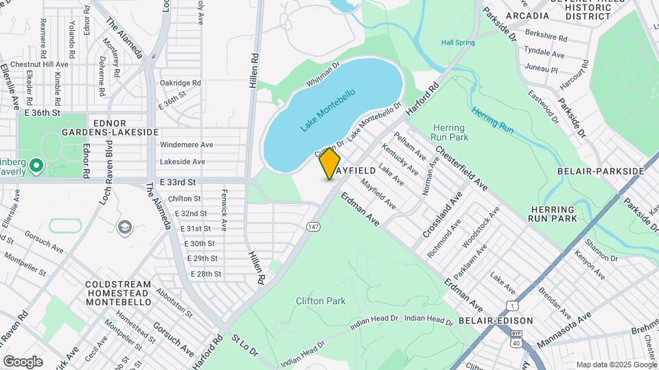 3210 Harford Rd Map and Location Details