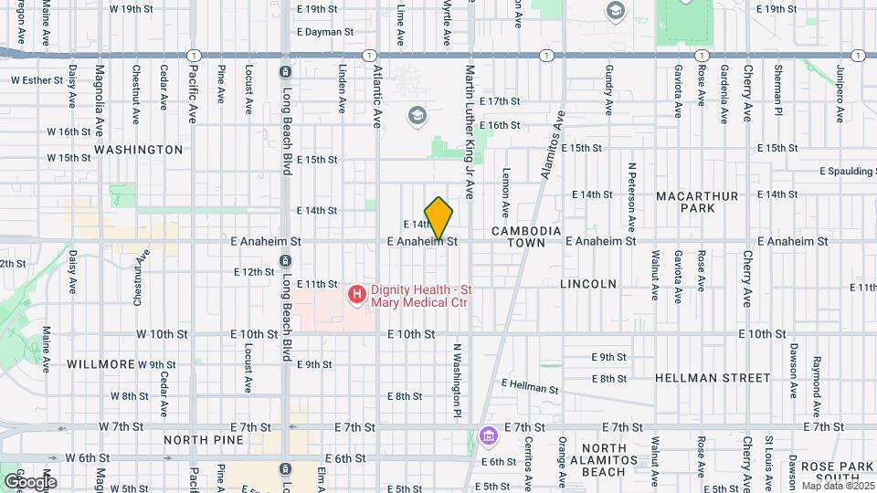 830 E Anaheim St Map and Location Details
