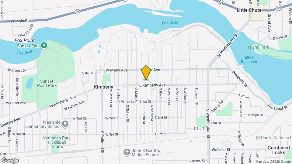 109 N Elm St Map and Location Details