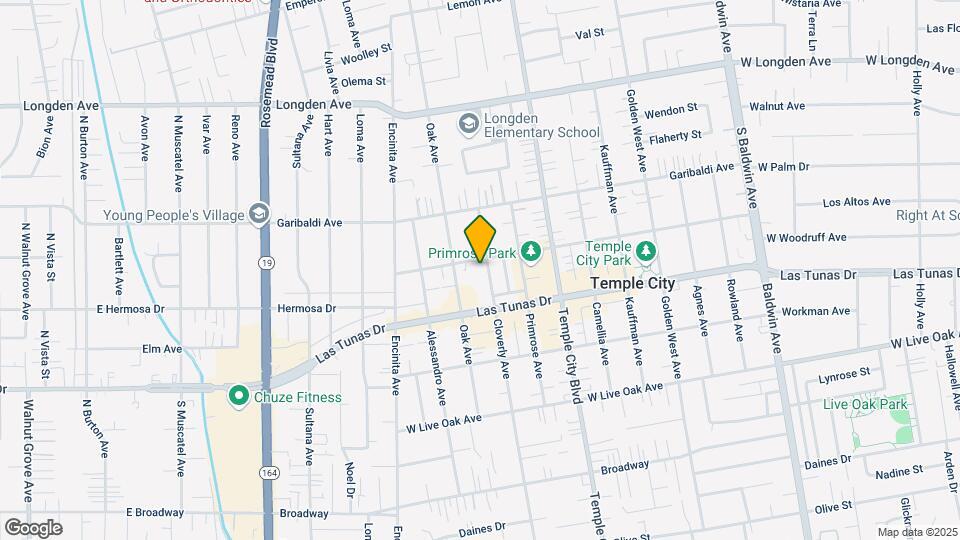 5949 Cloverly Ave Mapa y Detalles de la Ubicación