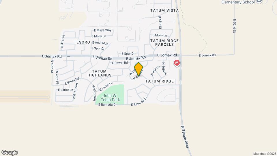 26243 N 45th Pl Map and Location Details