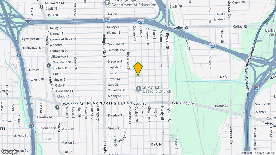 1206 Hamblen St Map and Location Details