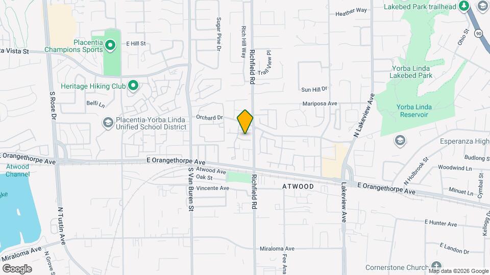 1767 Hoover Pl Map and Location Details