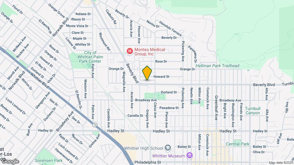 12129 Beverly Blvd Map and Location Details