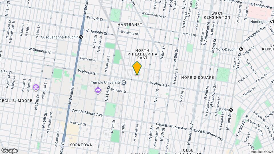 2014 N 8th St, Unit Unit2 Map and Location Details