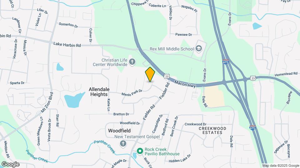 3074 Menlo Park Dr Map and Location Details