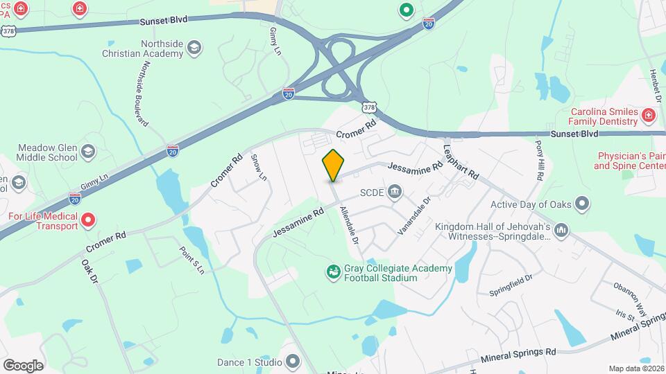 1918 Jessamine Rd Map and Location Details