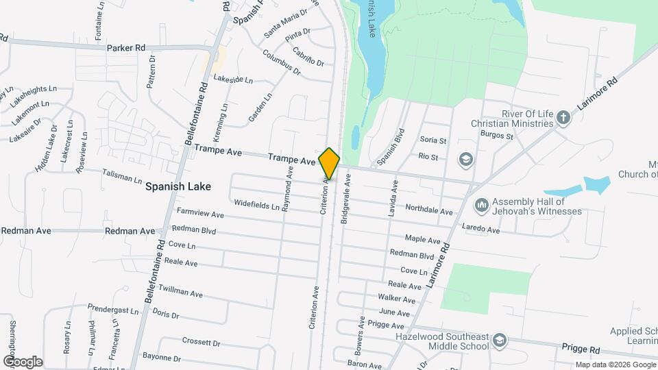 11930 Criterion Ave Map and Location Details