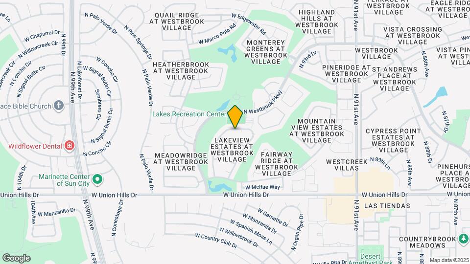 9625 W Taro Ln Map and Location Details
