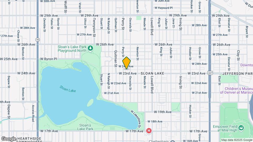 3927 W 23rd Ave Map and Location Details