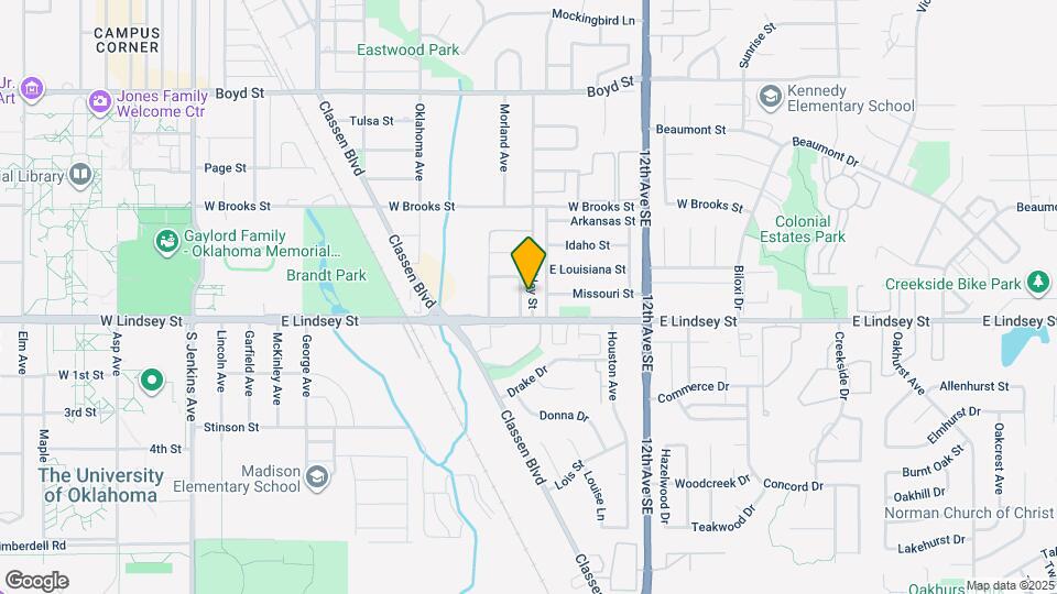 2023 Delaware Ln Map and Location Details