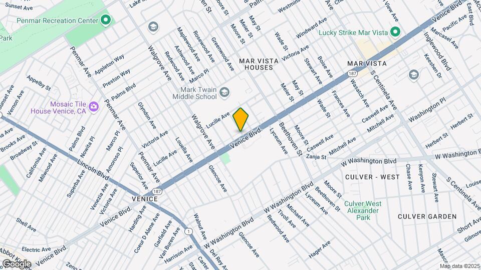 13103 Venice Blvd Mapa y Detalles de la Ubicación
