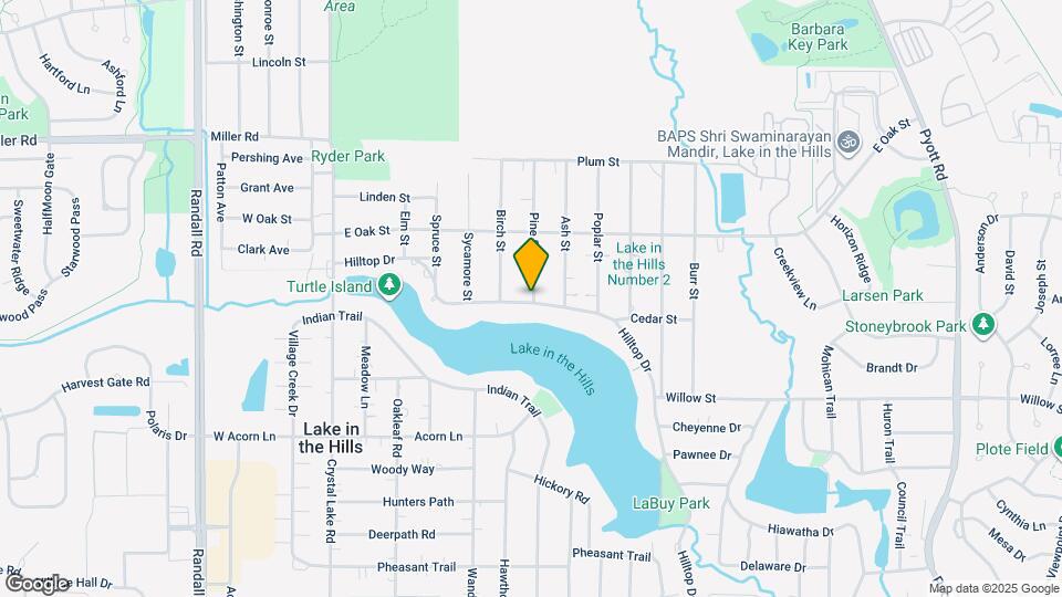 1101 Pine St Map and Location Details